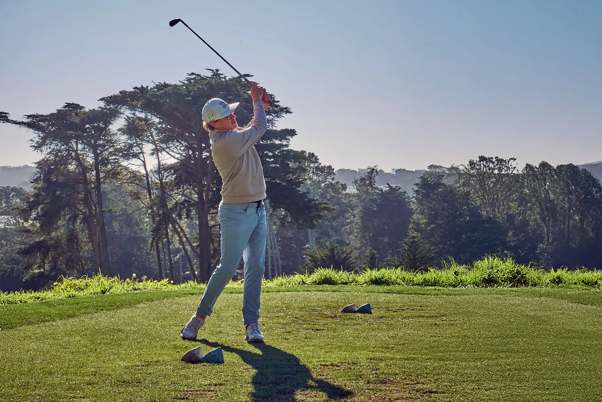 On-course golf instruction